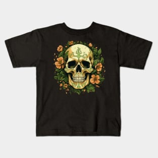 Bold Skull tattoo Kids T-Shirt